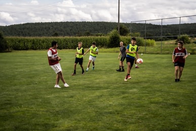 Fußballburg Teenager