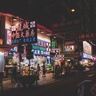 Night Market im dicht besiedelsten Viertel in Mongkok